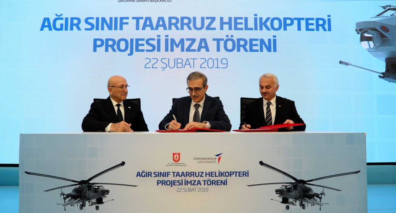 Ağır Sınıf Taarruz Helikopteri Projesi’nde İmzalar Atıldı