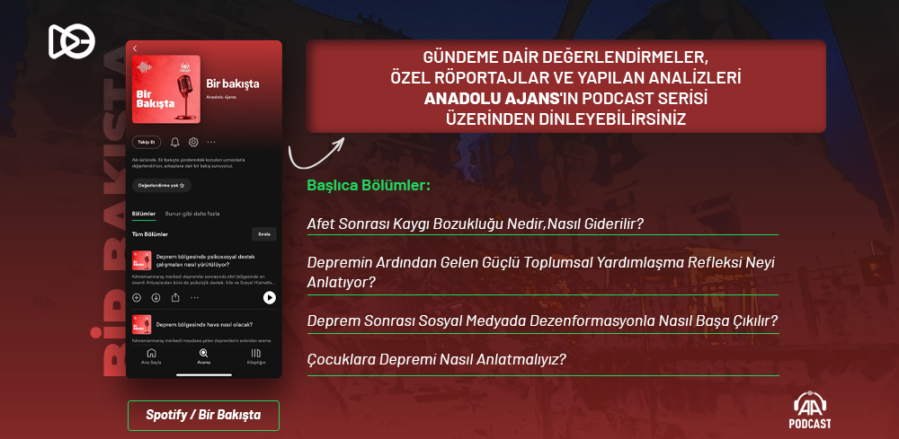 Anadolu Ajans Podcast Serisi ile Gündem Takibi