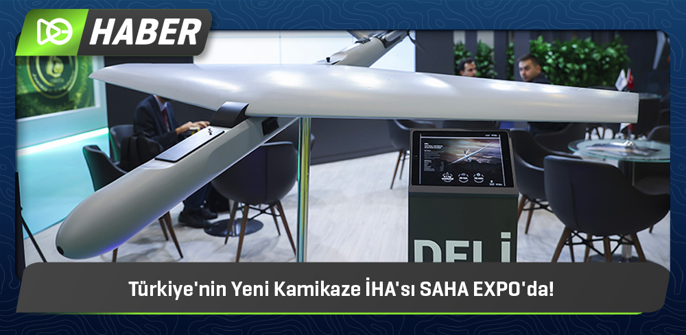 Türkiye'nin Yeni Kamikaze İHA'sı SAHA EXPO'da!